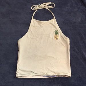 Pacsun open back reversable tank top